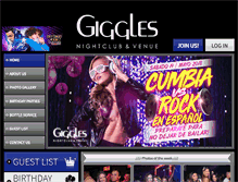Tablet Screenshot of clubgigglesla.com